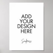 5x7"Teken Douanedruk Poster (Voorkant)