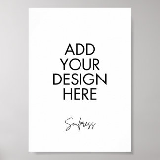 5x7"Teken Douanedruk Poster