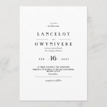 5x7 tekst sjabloon bruiloft invite.classic 2