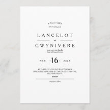 5x7 tekst sjabloon bruiloft uitnodiging.