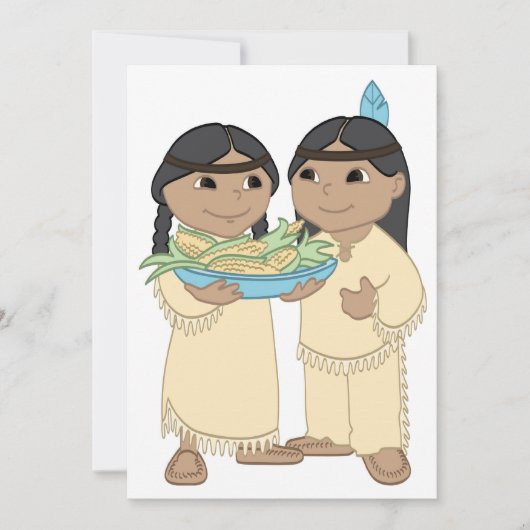 5x7 Thanksgiving Kaart (Voorkant)
