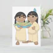 5x7 Thanksgiving Kaart (Staand voorkant)