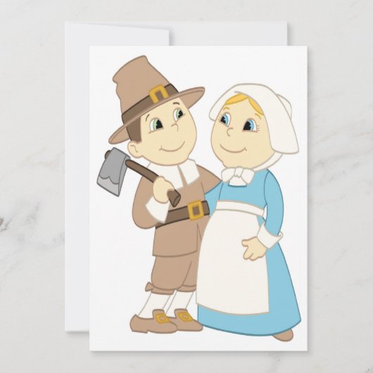 5x7 Thanksgiving Kaart (Voorkant)