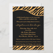 5x7 Tiger Animal Print Baby shower Uitnodiging (Voorkant)
