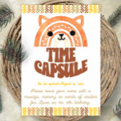 5x7 Tijdscapsule Boho Woodland Vos Verjaardag Poster
