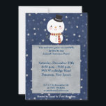 5x7 Top Hat Snowman Uitnodiging<br><div class="desc">Deze uitnodigingen voor Sized Kerstparty zijn zowel trendy als chic. Het is bedrukt op vloeiend,  levendig,  matte papier van 110 lb. Bevat 50% gerecycleerd materiaal. Ideaal voor uw meest formele uitnodigingen en gebeurtenisaankondigingen. Deze worden geleverd met standaard witte enveloppen.</div>