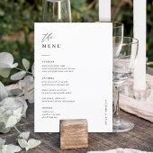  5x7" Trouwtafel Menu Kaarten Dubbelzijdig