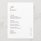  5x7" Trouwtafel Menu Kaarten Dubbelzijdig (Achterkant)