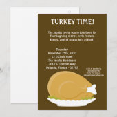 5x7 Turkije Bord Food Thanksgiving Uitnodiging (Voorkant / Achterkant)