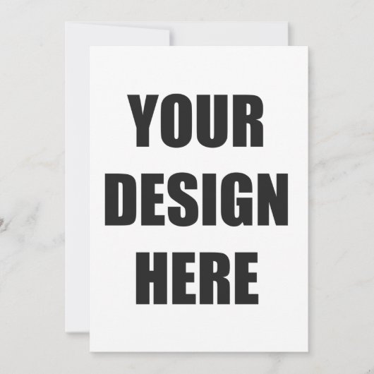 5x7 uitnodiging, aangepaste ontwerpdruk kaart (Voorkant)