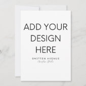 5x7" Uitnodiging afdrukken (Voorkant)