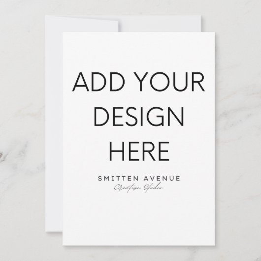 5x7" Uitnodiging afdrukken (Voorkant)