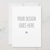 5x7 Uitnodiging afdrukken (portret) (Voorkant)