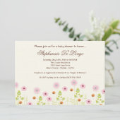 5x7 Uitnodiging Baby shower van de Tijd van de Len (Staand voorkant)