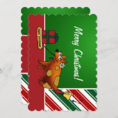 5x7 Uitnodiging, de Voorzijde van de Tekst van de  Kaart (Voorkant / Achterkant)