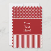 5x7 Uitnodiging, de Voorzijde van de Tekst van de  Kaart (Achterkant)