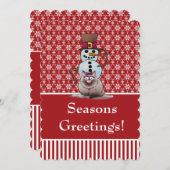 5x7 Uitnodiging, de Voorzijde van de Tekst van de  Kaart (Voorkant / Achterkant)