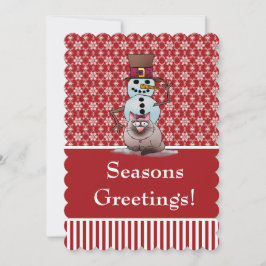 5x7 Uitnodiging, de Voorzijde van de Tekst van de Kaart