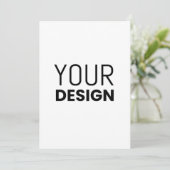 5x7 Uitnodiging Kaart (Staand voorkant)