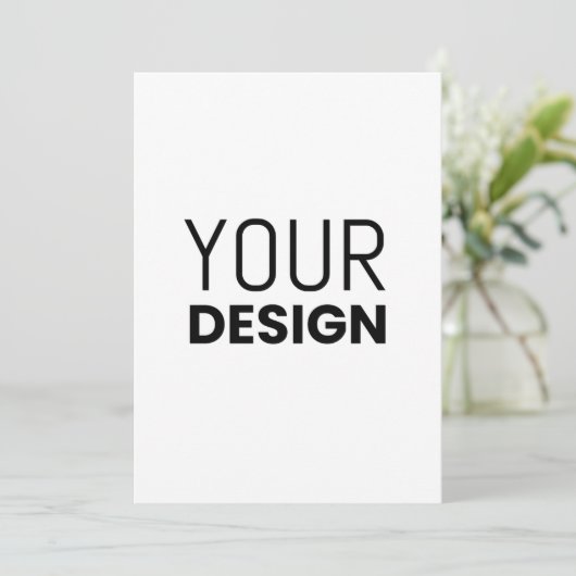 5x7 Uitnodiging Kaart (Staand voorkant)