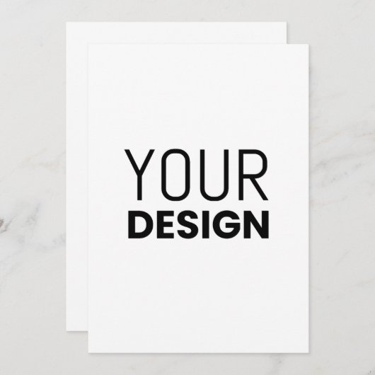 5x7 Uitnodiging Kaart (Voorkant / Achterkant)