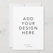 5x7"Uitnodiging Kaart (Voorkant)