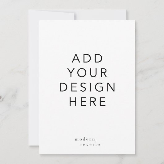 5x7"Uitnodiging Kaart (Voorkant)