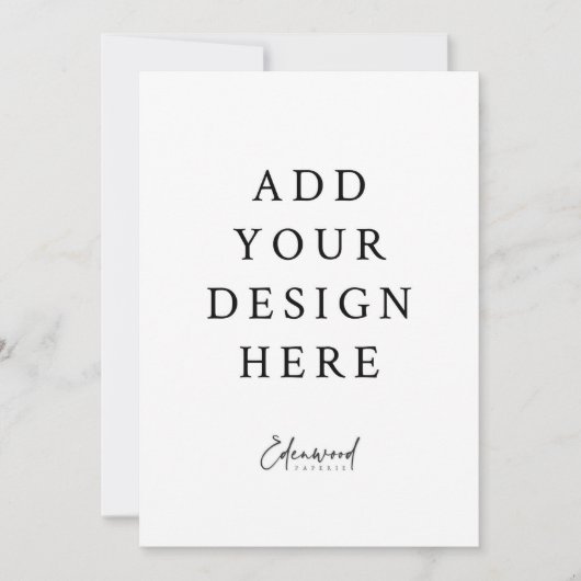 5x7" Uitnodiging Kaarten (Voorkant)