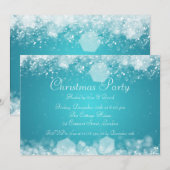 5x7 Uitnodiging legant mousserend nachtblauw (Voorkant / Achterkant)