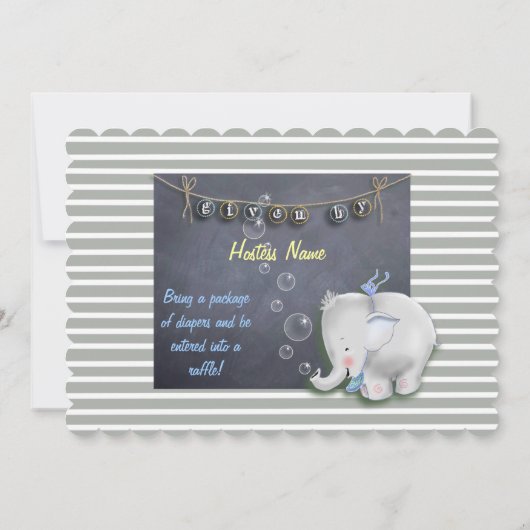 5x7 Uitnodiging Opgeroepen (Achterkant)