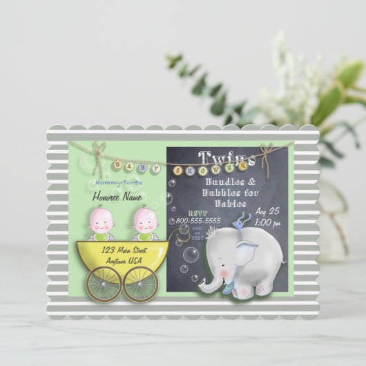 5x7 Uitnodiging Opgeroepen (Staand voorkant)