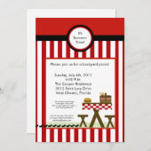 5x7 Uitnodiging Picnic Summer Barbecue Party (Voorkant / Achterkant)