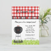 5x7 Uitnodiging Picnic Summer Barbecue Party (Staand voorkant)