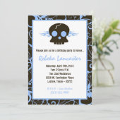 5x7 Uitnodiging - Punk Uitnodiging voor geboorte (Staand voorkant)