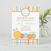 5x7 Uitnodiging tot Baby shower van de Werm van de (Staand voorkant)