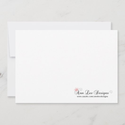 5x7 Uitnodiging tot Baby shower van Tropische Hawa (Achterkant)