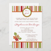 5x7 Uitnodiging tot Baby shower van Tropische Hawa (Voorkant / Achterkant)