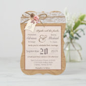 5x7 uitnodiging tot het uitzenden van kraftpapier  (Staand voorkant)