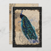 5x7 Uitnodiging tot huwelijk (Voorkant / Achterkant)