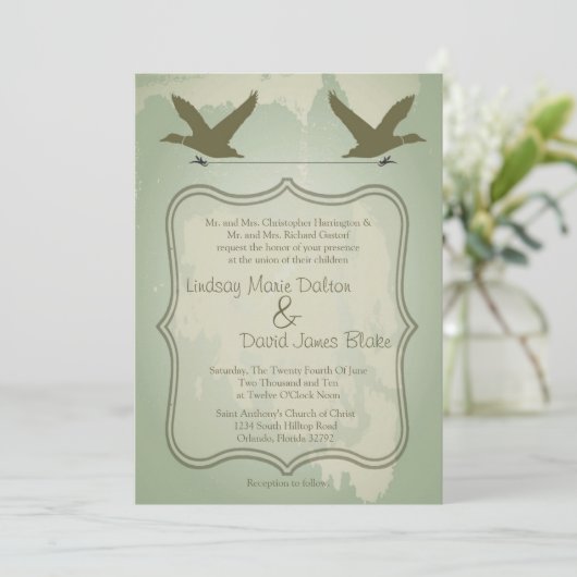 5x7 Uitnodiging tot uitzending van een uitzending (Staand voorkant)