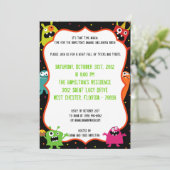 5x7 uitnodiging van de Halloween-partij op jaarbas (Staand voorkant)