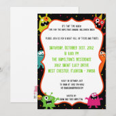 5x7 uitnodiging van de Halloween-partij op jaarbas (Voorkant / Achterkant)