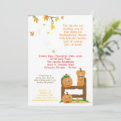 5x7 Uitnodiging van de Kern van de Thanksgiving va (Staand voorkant)