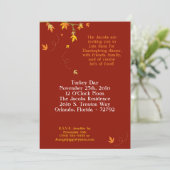 5x7 Uitnodiging van de Kern van de Thanksgiving va (Staand voorkant)