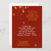 5x7 Uitnodiging van de Kern van de Thanksgiving va (Voorkant / Achterkant)