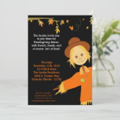 5x7 Uitnodiging van de Partij van de Thanksgiving  (Staand voorkant)