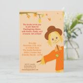 5x7 Uitnodiging van de Partij van de Thanksgiving  (Staand voorkant)