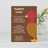 5x7 Uitnodiging van de Turkse partij voor de Thank (Staand voorkant)