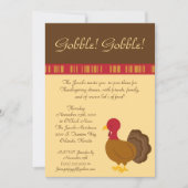 5x7 Uitnodiging van de Turkse partij voor de Thank (Voorkant)