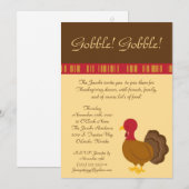 5x7 Uitnodiging van de Turkse partij voor de Thank (Voorkant / Achterkant)